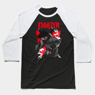 Fighter 3 Baseball T-Shirt